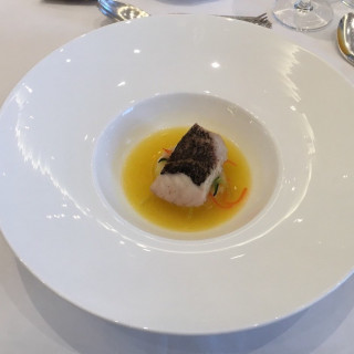 お魚料理です。