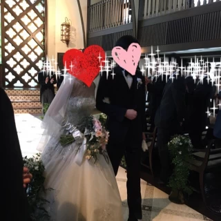 新郎新婦退場