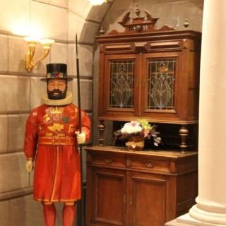 会場入り口にいる兵士(笑)