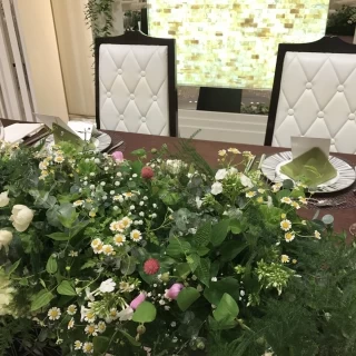 高砂。写真が綺麗に映るような背景になっているそう！