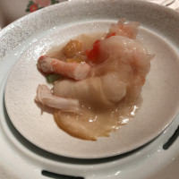 鮑・海老・蟹の季節の炒め物。1番のお気に入り！！