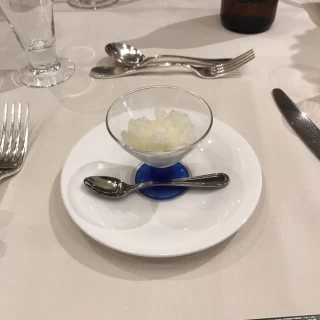 口直しのシャーベット