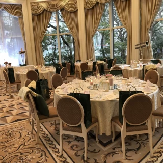 円形の会場は珍しいです。