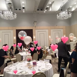披露宴会場の様子