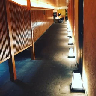 会場までの廊下です。