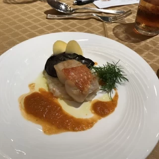 お魚料理です。味付けも良かったです。
