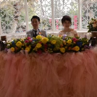 装花はプラス料金なくこのボリュームです。