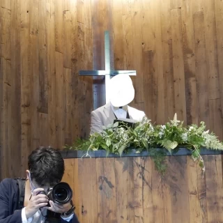 緑の映える会場でした