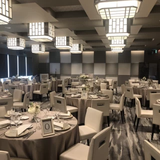 広い方の披露宴会場です