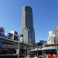 渋谷駅からホテルがよく見えます。わかりやすいです。