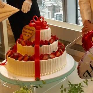 リクエストどおりの大きいリボン
