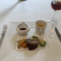 フェアで試食させていただいたお肉料理