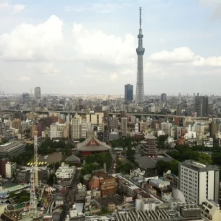 披露宴会場から見える景色
