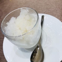 口直しのグラニテ。シャーベットです。