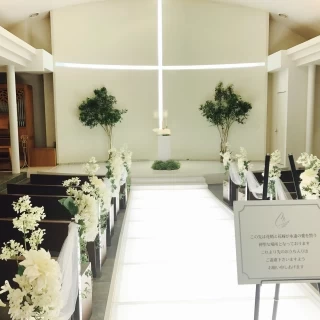 横長の式場です。