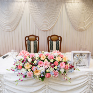 メインテーブル|494243さんの川越東武ホテルの写真(583111)