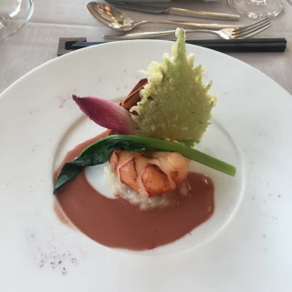 海老のソースが美味しいです