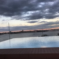 屋上（夕景）