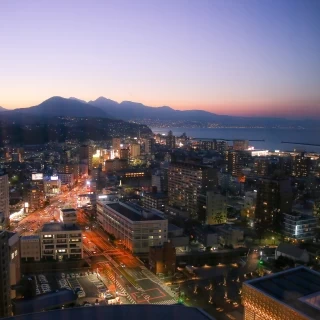 エトワールから見える夜景がきれいです。