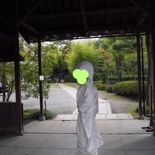 挙式会場までの廊下
