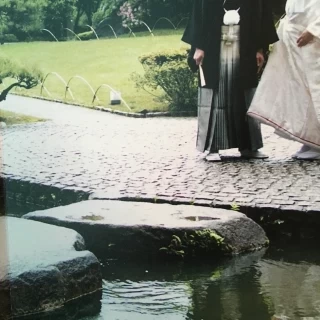 庭園の池の周り。全体を取れなくてすみません。