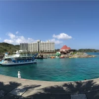 教会から見たホテル全体の様子です