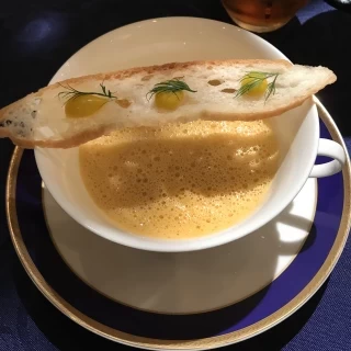 濃厚なスープでした。