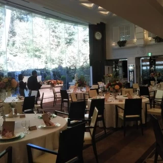 人気ナンバーワンな緑が見える会場