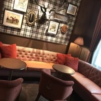 ゲストのウェルカムドリンクをお配りする場所