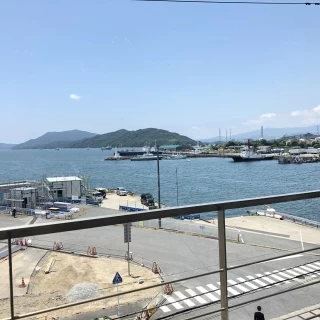 出席者控え室からの風景