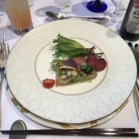 セレクトメニューの一部。お料理はどれも好評でした。