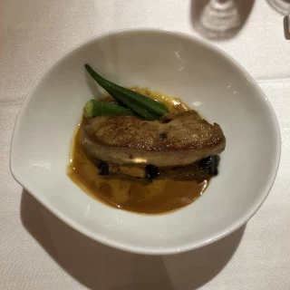 フォアグラは口の中で溶けました