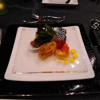 フェアで頂いた料理。前菜。