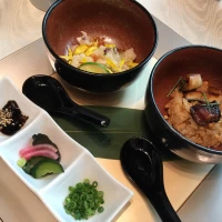締めのお茶漬けです。