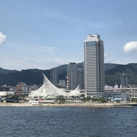 船から見える神戸の景色が最高