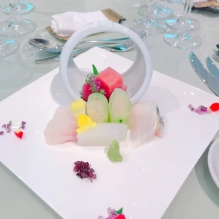 綺麗な盛り付けで味も良かったです。