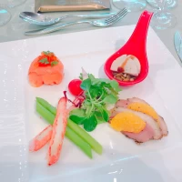 カニが美味しかったです。