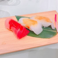 初のお寿司で珍しくてよかったです。