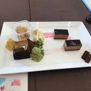 かわいいデザートです。
