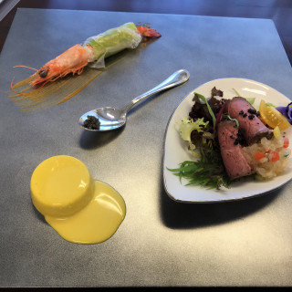 メイン料理の試食