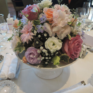 テーブルのお花|496886さんのレセプションハウス ザ・ブライトガーデン（営業終了）の写真(747815)