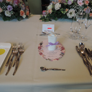 新婦のテーブル|496886さんのレセプションハウス ザ・ブライトガーデン（営業終了）の写真(784657)