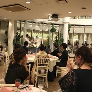 人前式だったので披露宴と同じ会場です！