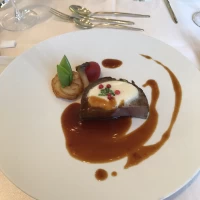 お肉。ソースがおいしかったです