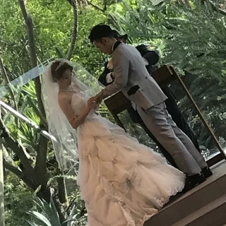 指輪をつける♡