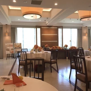 高砂席まですごく近いです。