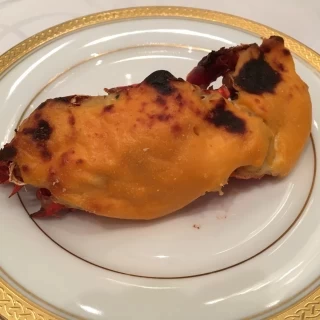 エビだったんですが、盛り付けが、、、