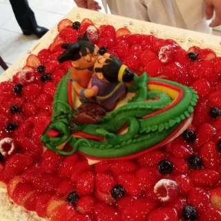 夫婦で大好きなドラゴンボールの、ケーキ