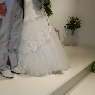 チャペルの新郎新婦