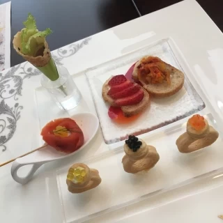 ウェルカムフードを出してくれました。
